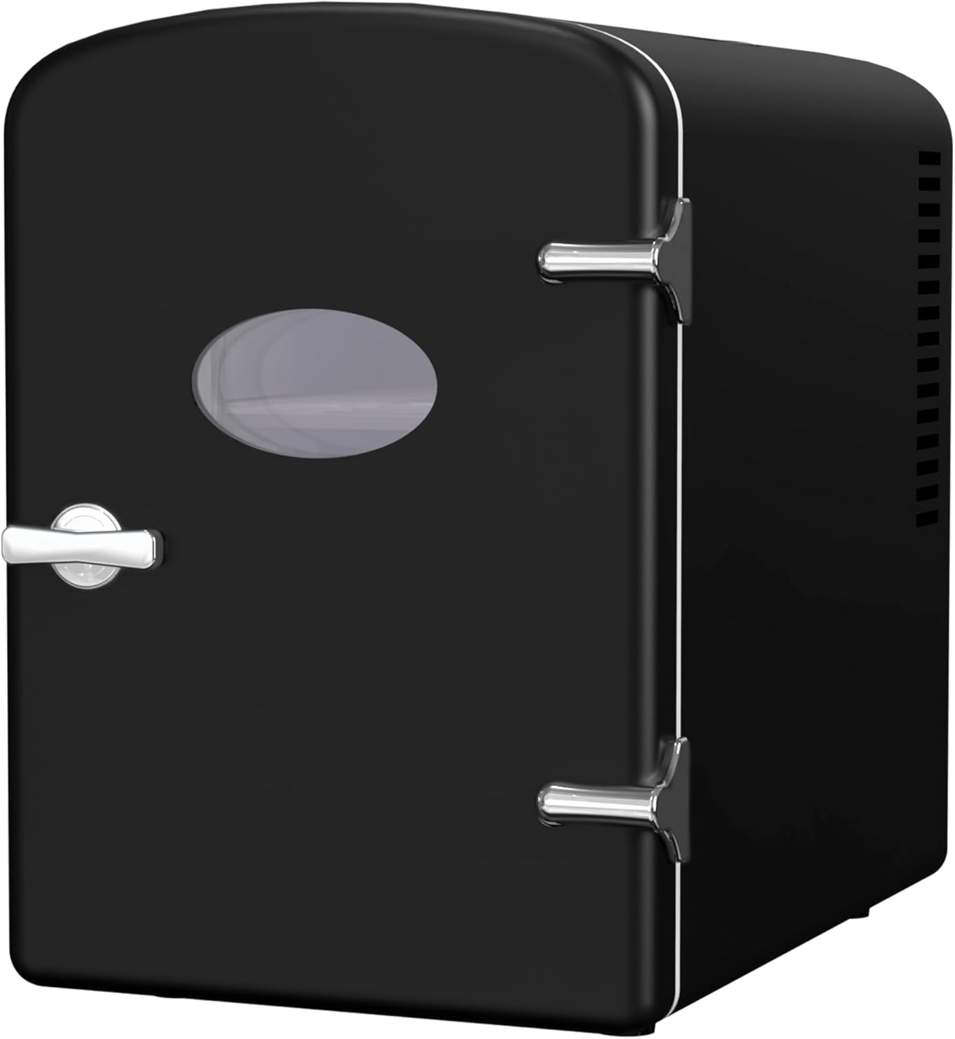 Compact 4 Liter Mini Fridge with Observation Window for Skincare