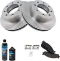 Front Brake Pad & Rotor Kit for Dodge Ram 2003-2008 - Semi-Metallic