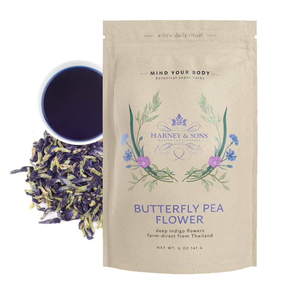 Butterfly Pea Flower Tea - Bright Blue Dried Flowers for Tea