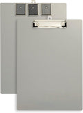Aluminum Magnetic Clipboard with Low Profile Clip - Durable Work