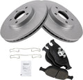 TRQ Brake Pad and Rotor Kit for 2010-2013 Ford Transit Vehicles