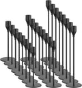 Black Taper Candle Holders Set of 24 Candlestick Holders - Elegant