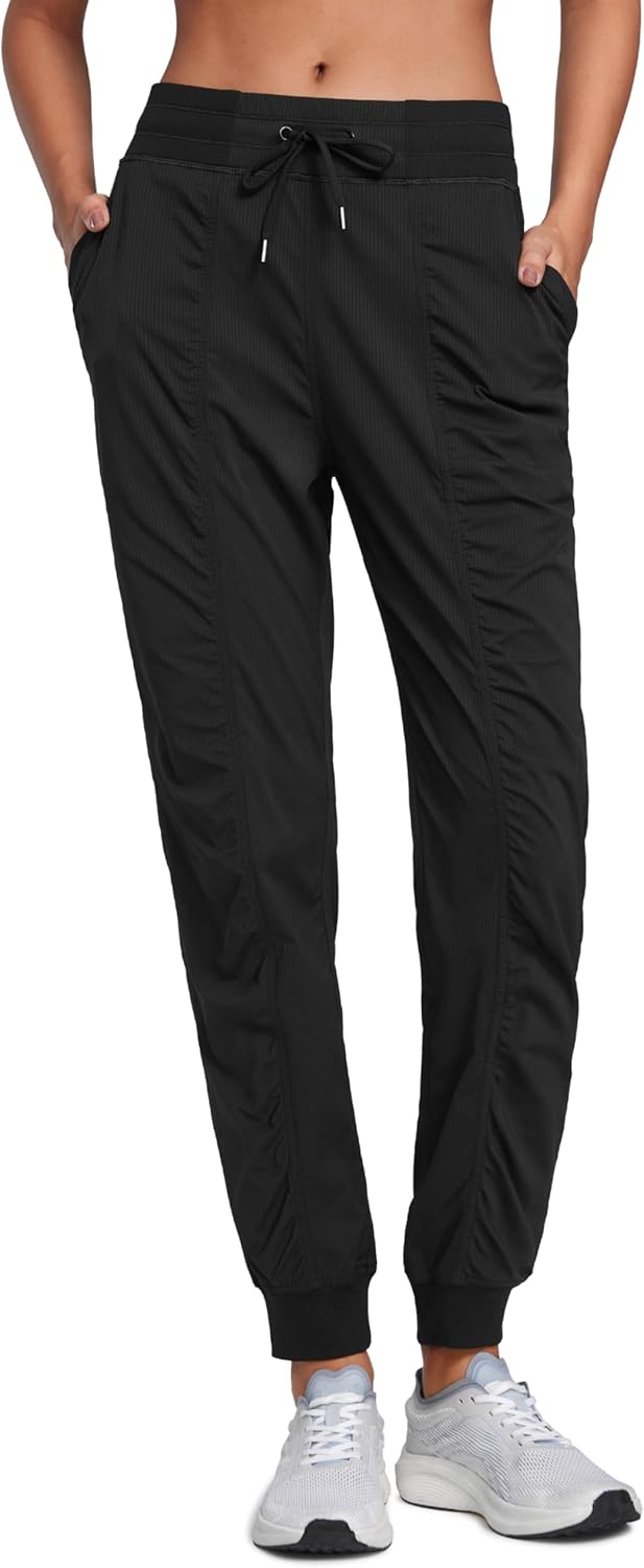 CRZ YOGA Lightweight Workout Joggers for Women with Pockets