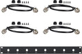 Phenyx Pro BNC Antenna Kit - Four 50cm Front-Mount Cables