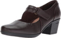Clarks Women's Emslie Lulin Pump - Comfortable Low Chunky Heel