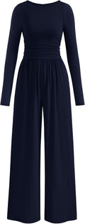 One Piece Jumpsuits for Women - Dressy Casual Wide Leg Romper 16