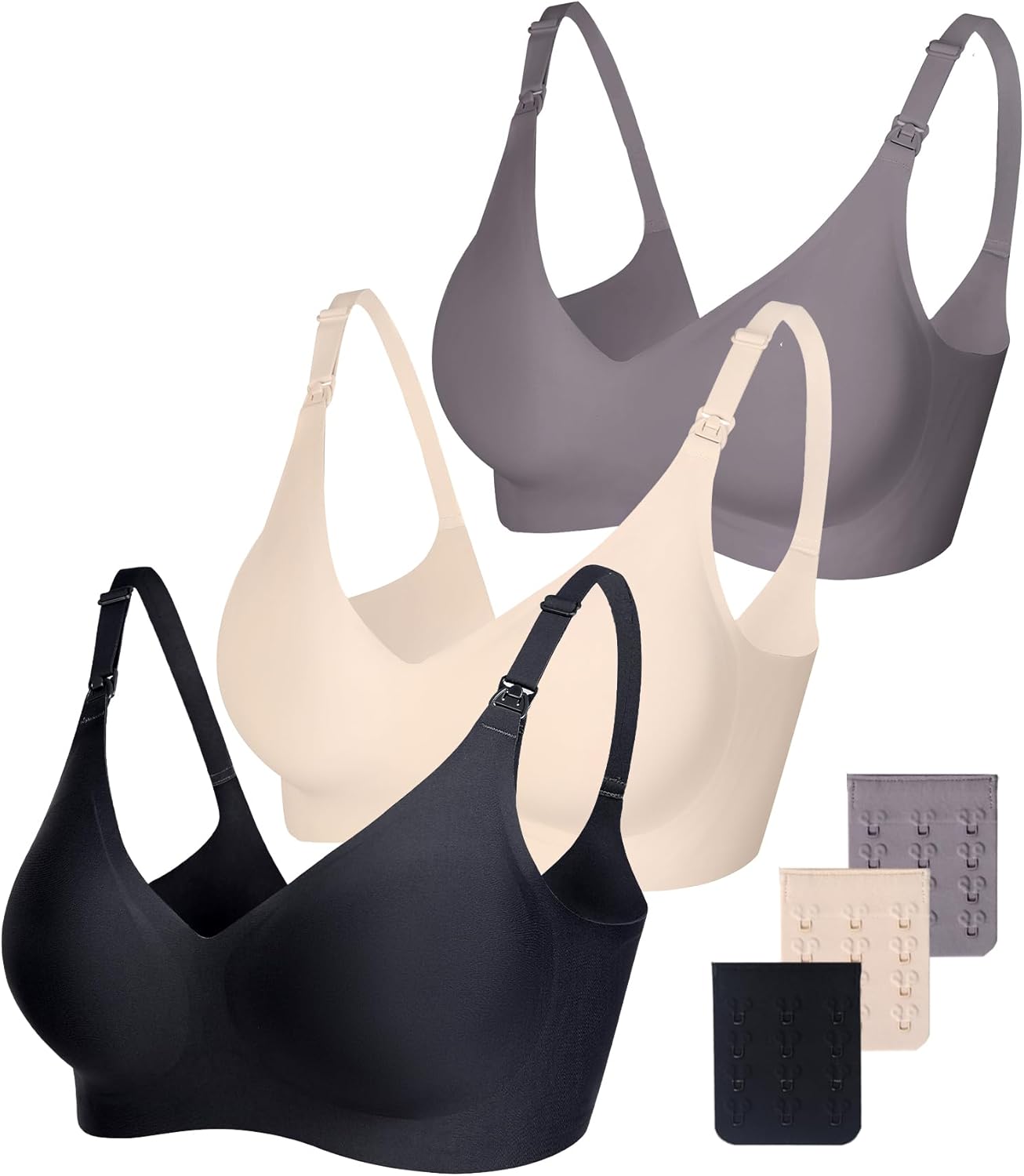 Vinfact Smooth Nursing Bras for Comfortable Breastfeeding