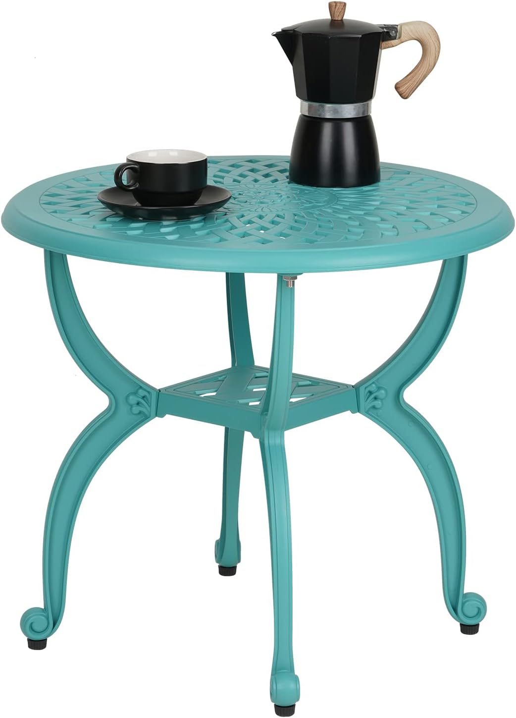 JARDIN DE CENTENNIAL Cast Aluminum Outdoor Side Table Review