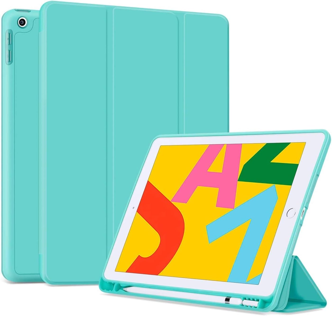 Rugged Folio Case for iPad 10.2in (8th & 9th Gen) with Kickstand