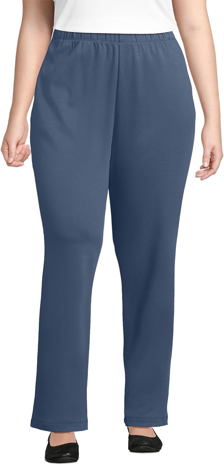 Lands' End Women's Relaxed Fit Sport Knit High Rise Pants Review