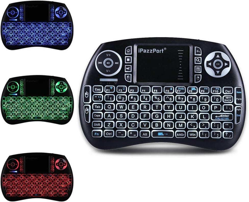 iPazzPort Backlit Bluetooth Keyboard - Wireless & Portable