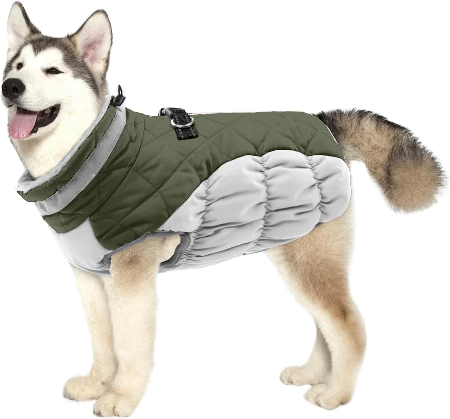 LeLePet Dog Coat Waterproof Winter Jacket for Large Dogs