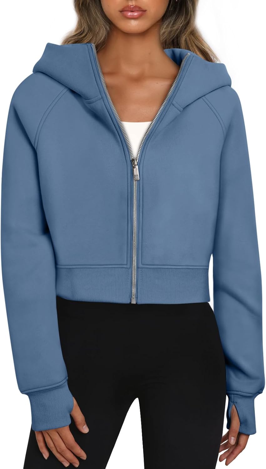 Trendy Queen Womens Zip Up Hoodies for Cozy Fall Outfits