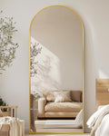 Antok Full Length Mirror 58x18 Arched Floor Mirror for Home