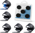 Magnetic Cable Clips 5-Pack - Neat Desktop & Wall Cable Management
