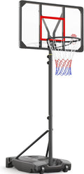 Kids Basketball Hoop Adjustable 4.82-8.53ft - Portable Outdoor Goal