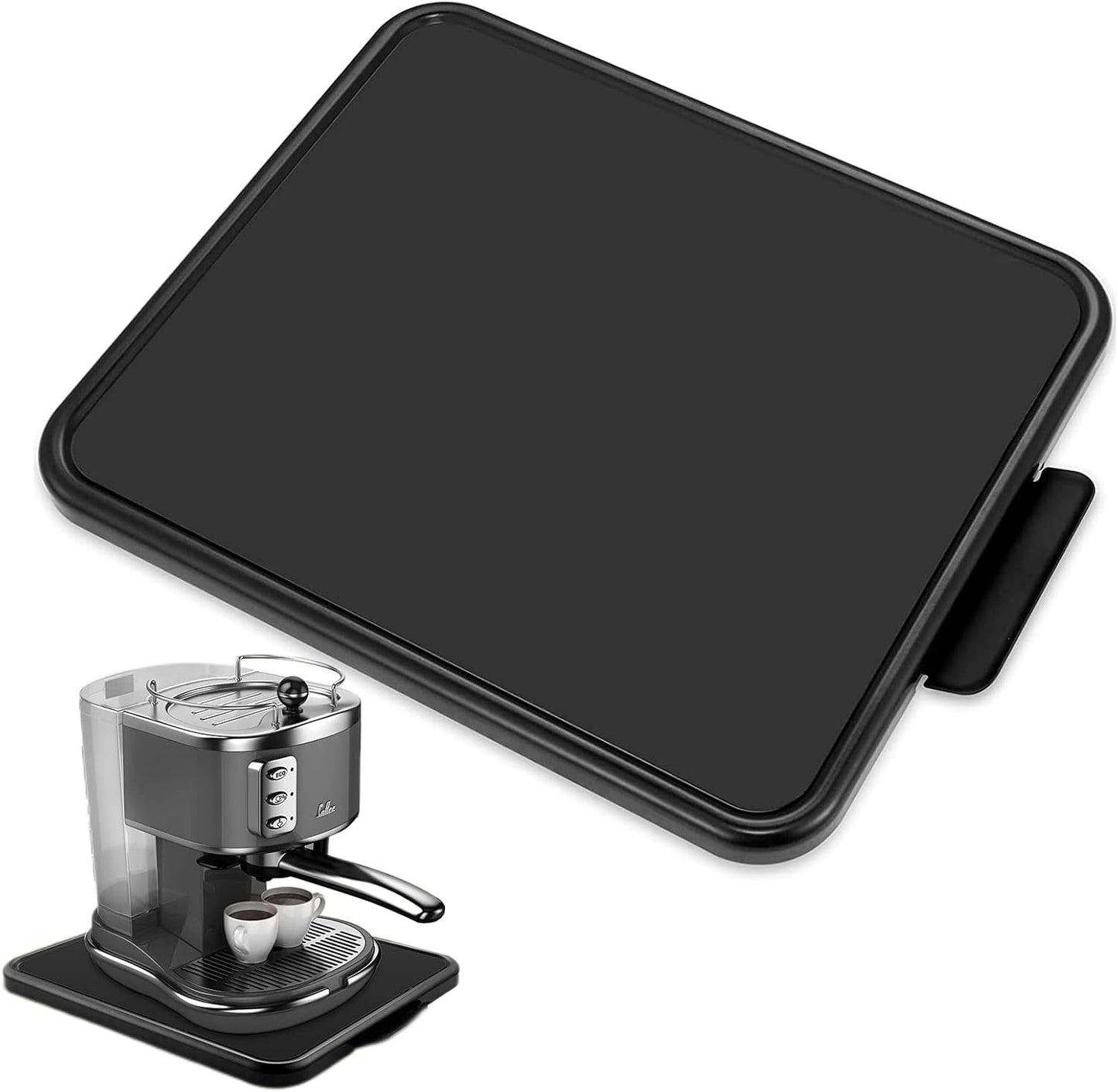 Kitchen Caddy Coffee Maker Sliding Tray for Easy Appliance Use