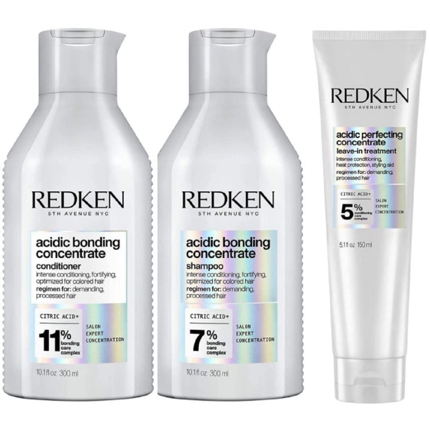Redken Acidic Bonding Trio - Repair & Strengthen Hair Bonds