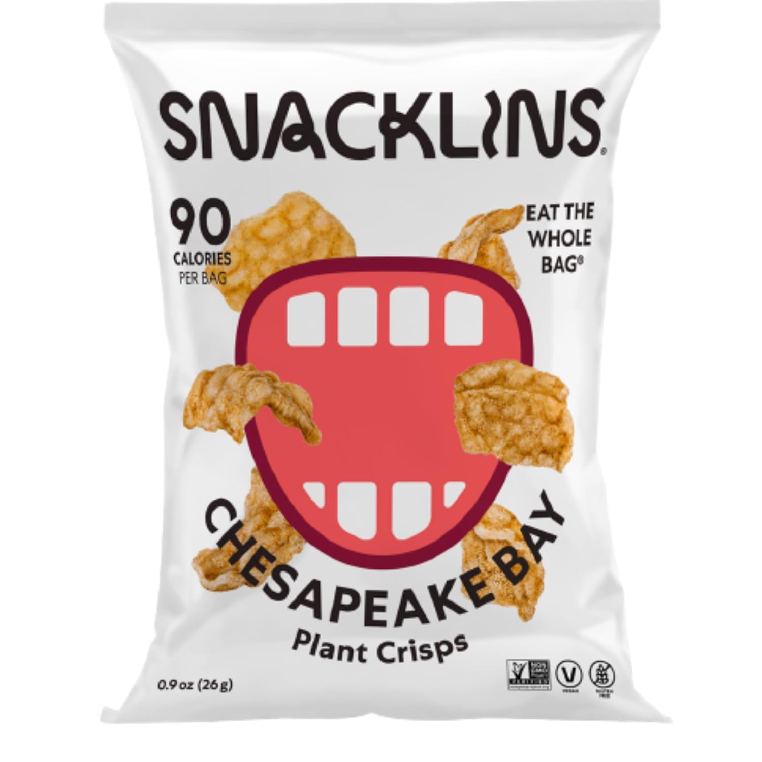 Snacklins Plant Based Crisps Chesapeake Bay - Healthy Vegan Snack