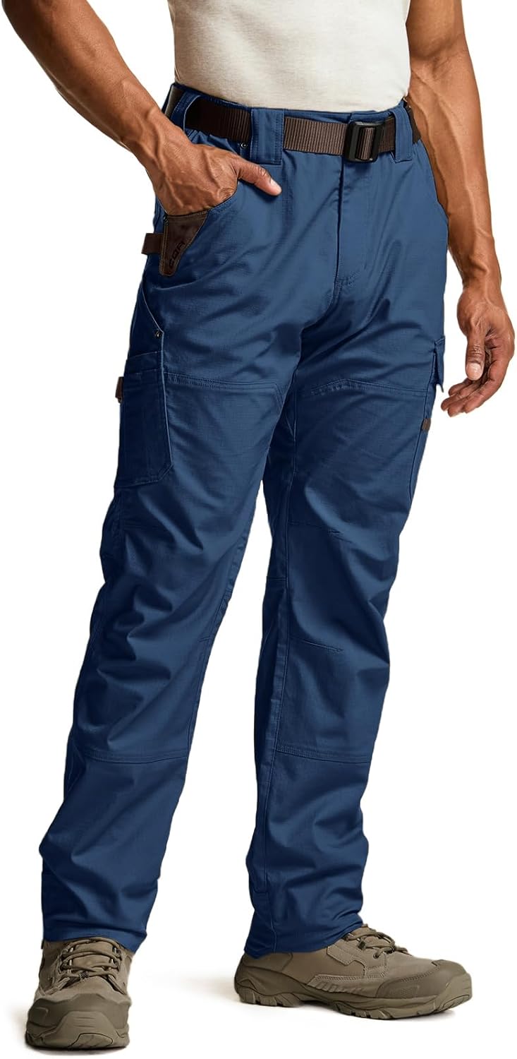 CQR Men's Quick Dry Work Pants for Tactical Outdoor Activities