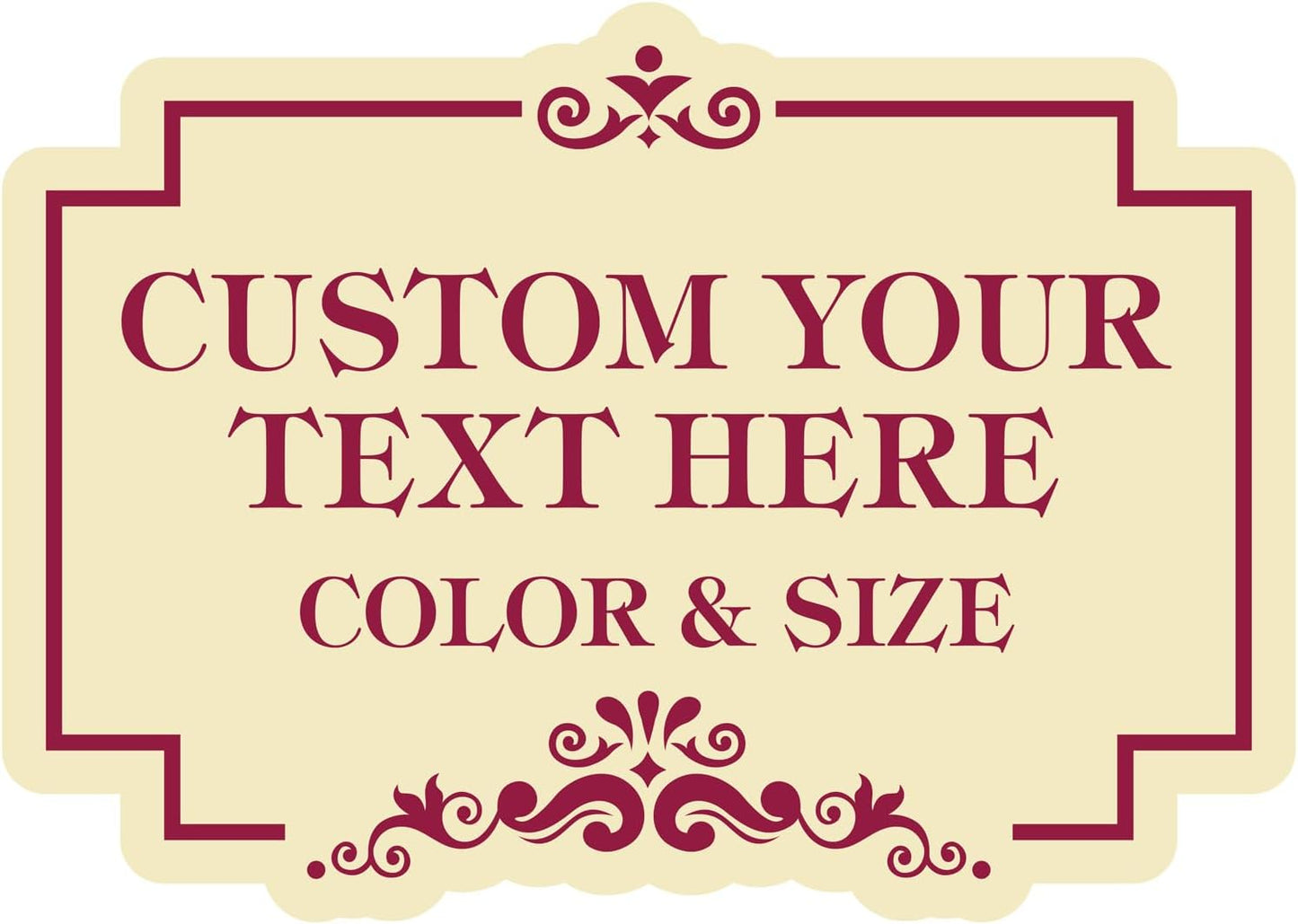 Custom Outdoor Metal Sign - Personalized for Home and Business