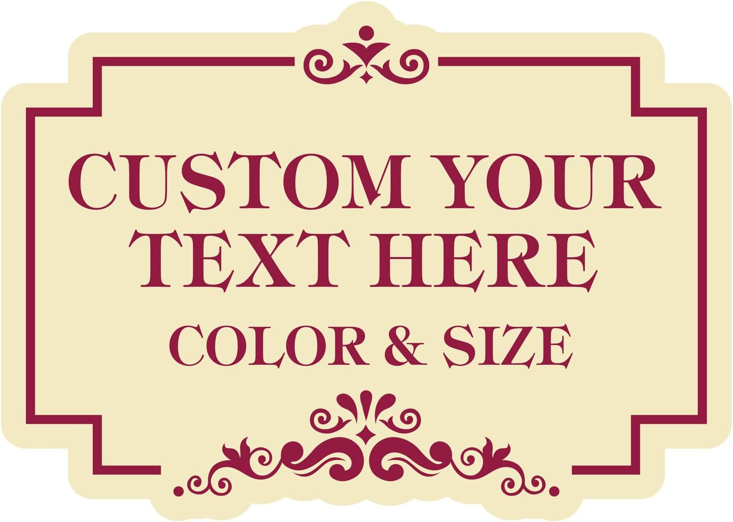 Custom Outdoor Metal Sign - Personalized for Home and Business