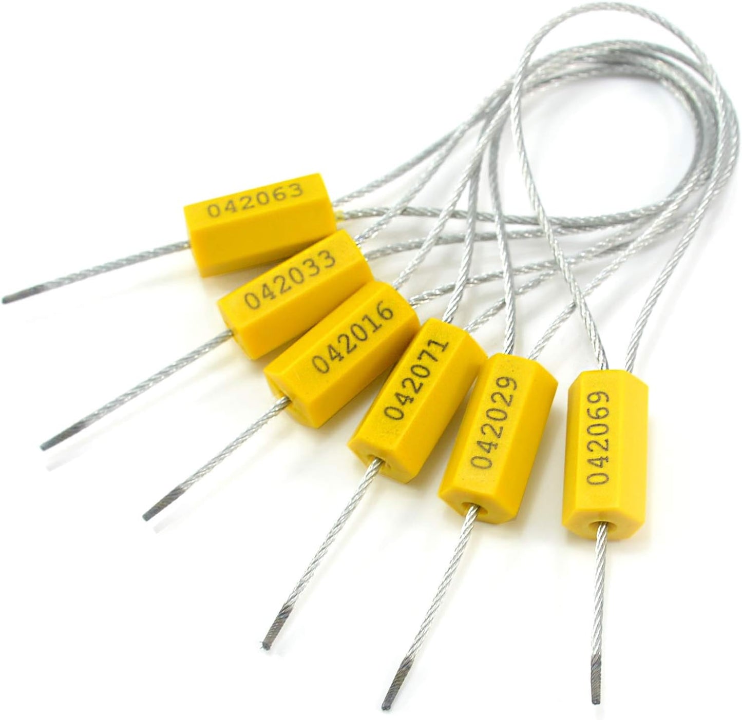 Leadseals 500 Anti-Tamper Proof Security Cable Seals for Shipping