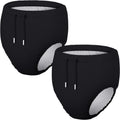 Youth Special Needs Reusable Swim Diapers (Black, 8-10 Years) - Leak