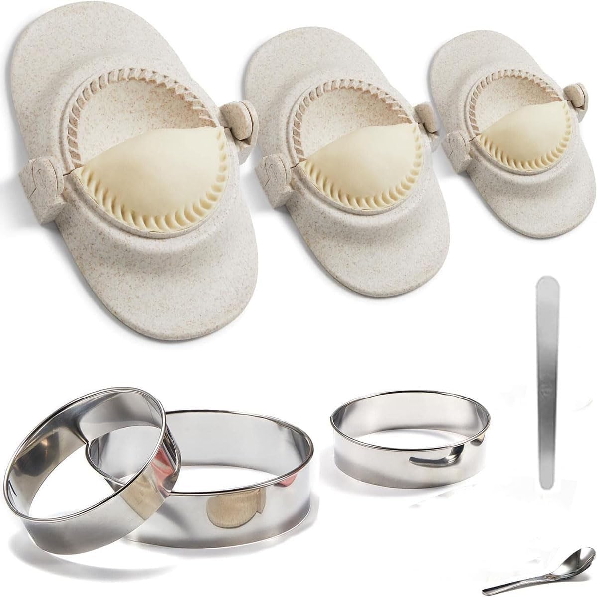 HEHIPLE Dumpling Maker Set - Perfectly Sized Dumplings!