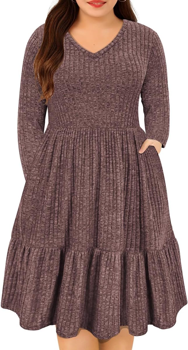 Plus Size Dresses for Curvy Women by RITERA - Casual Comfort