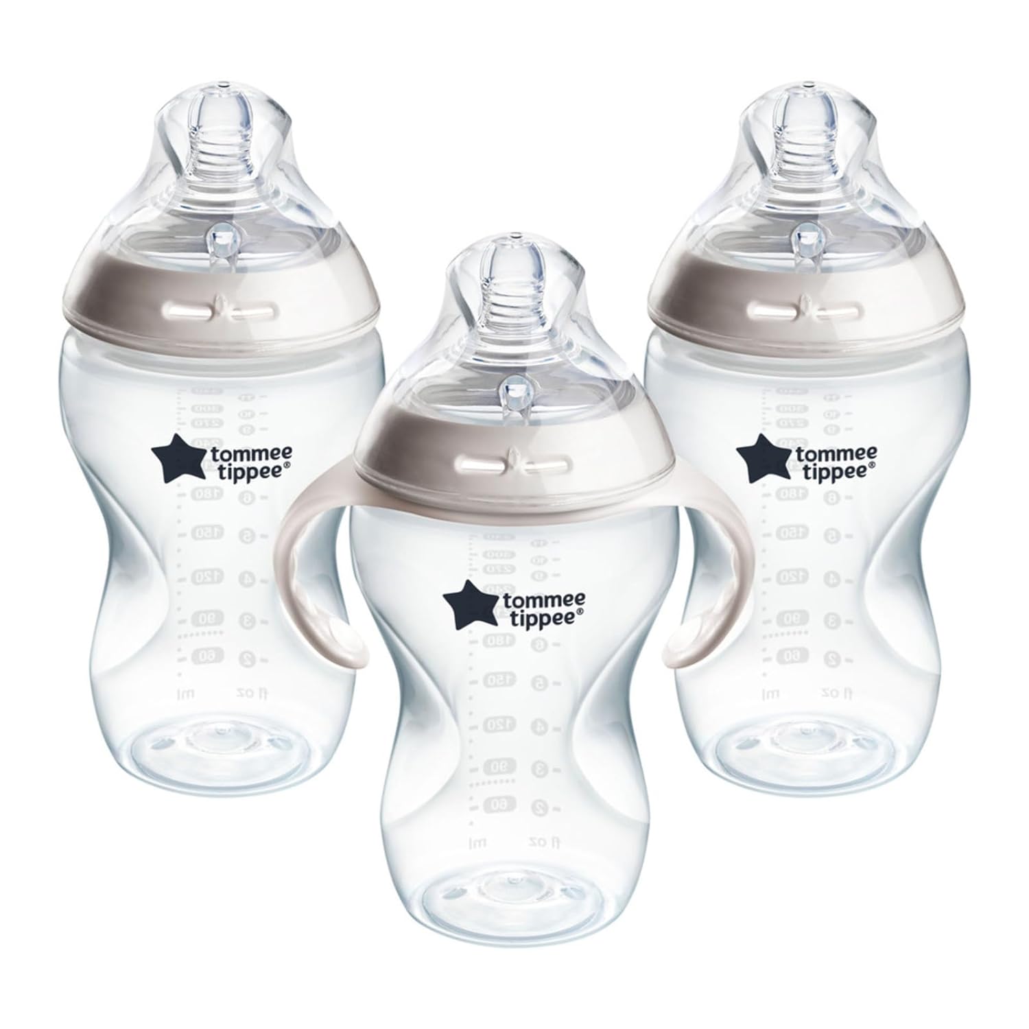 Tommee Tippee Anti-Colic Bottles, 11oz, Self-Sterilizing, 3 Pack