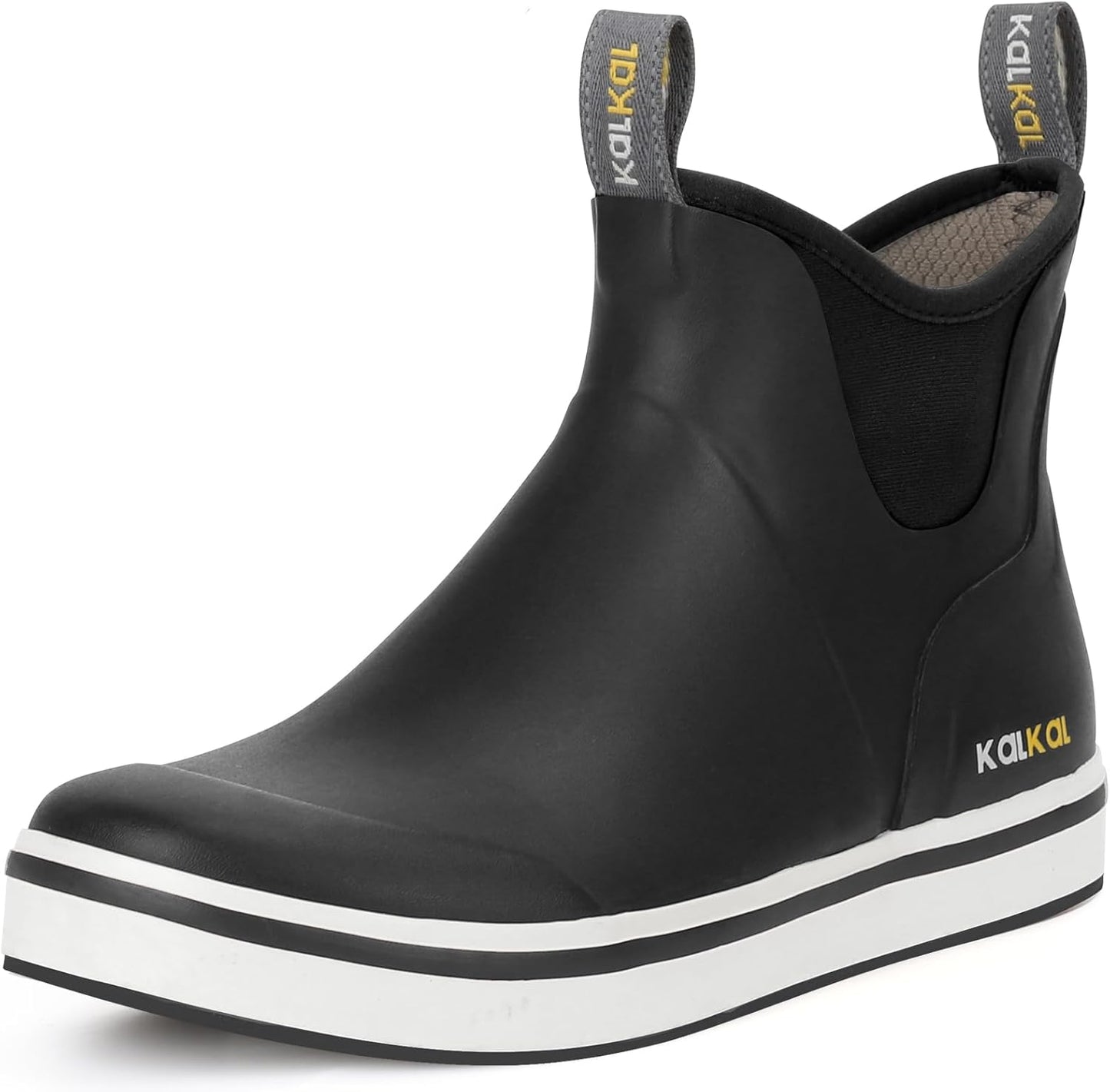Kalkal Men's Deck Boots: Waterproof Fishing and Sailing Boots