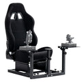 Marada Racing Flight Simulator Cockpit with Black Seat - Dual Racing