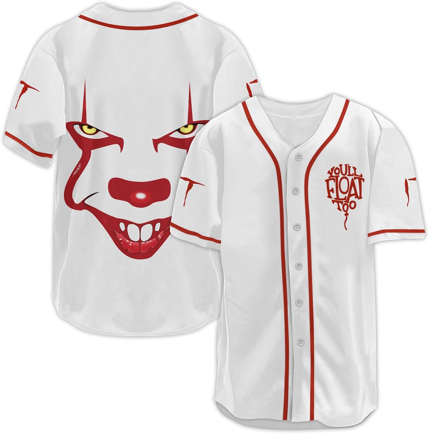 Horror Jersey for Halloween Parties and Scary Movie Lovers