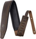 BestSounds Guitar Strap Leather 3 Inch Wide for All Guitars