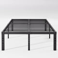 18 Inch Full Size Bed Frame No Box Spring Needed - Heavy Duty Platform