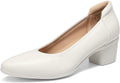 Women's Low Chunky Block Heel Dress Shoes - Comfortable