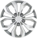 Pilot WH553 16 in Spyder Silver Hubcap Set of 4 - Easy Fit