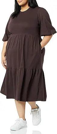 Organic Cotton Fit and Flare Dress for Women - Plus Size Available