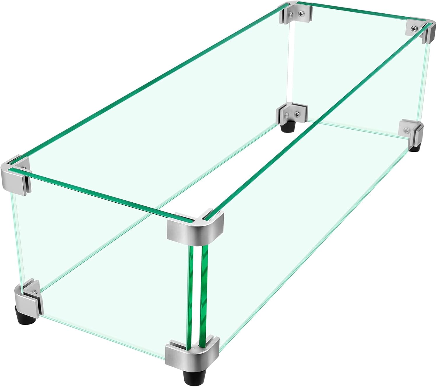 Fire Pit Wind Guard for Outdoor Fire Table with Easy Installation