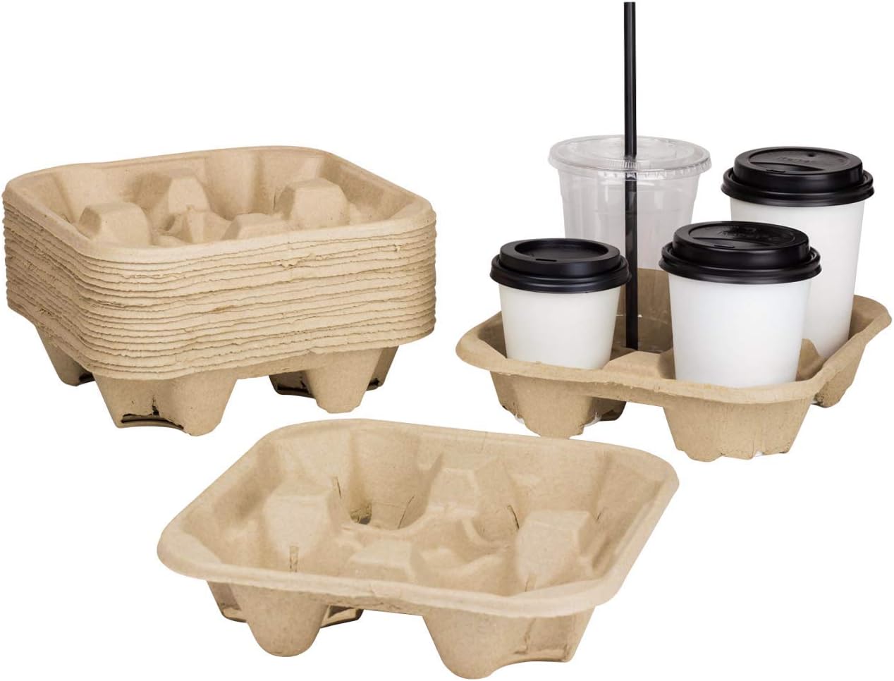 Karat C5000 Cup Holder for 8oz to 32oz Cups - 300 Count