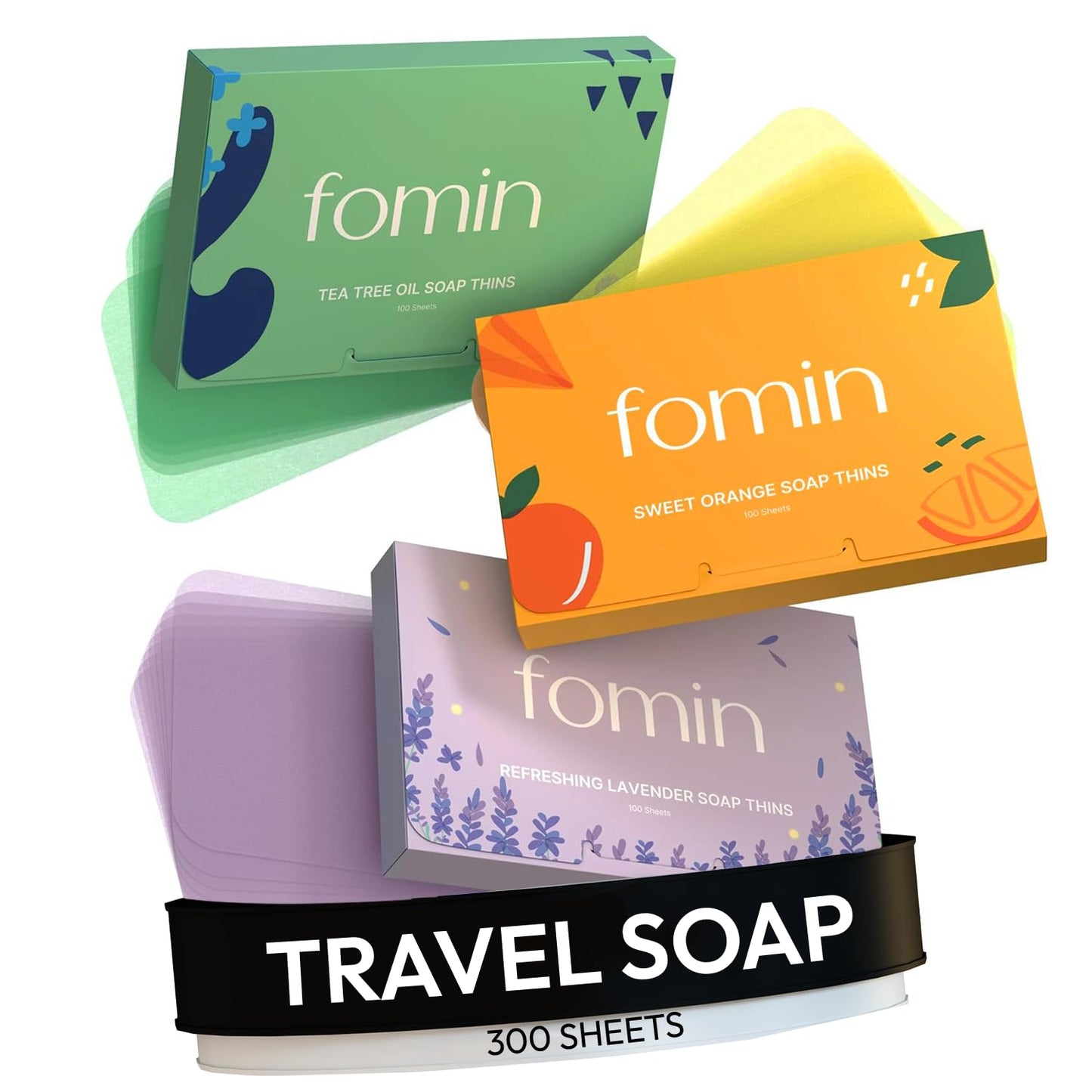 Antibacterial Paper Soap - 300 Sheets for Portable Handwashing