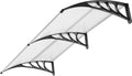 VIVOHOME Polycarbonate Window Door Awning for Weather Protection