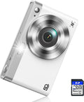 HOTPEAK 50MP Vlogging Camera, 1080P Video, Anti Shake, 32GB SD, Zoom