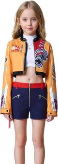 Cosplay Costume for Demon Rumi Cosplay - Vibrant Stage Outfit Generic