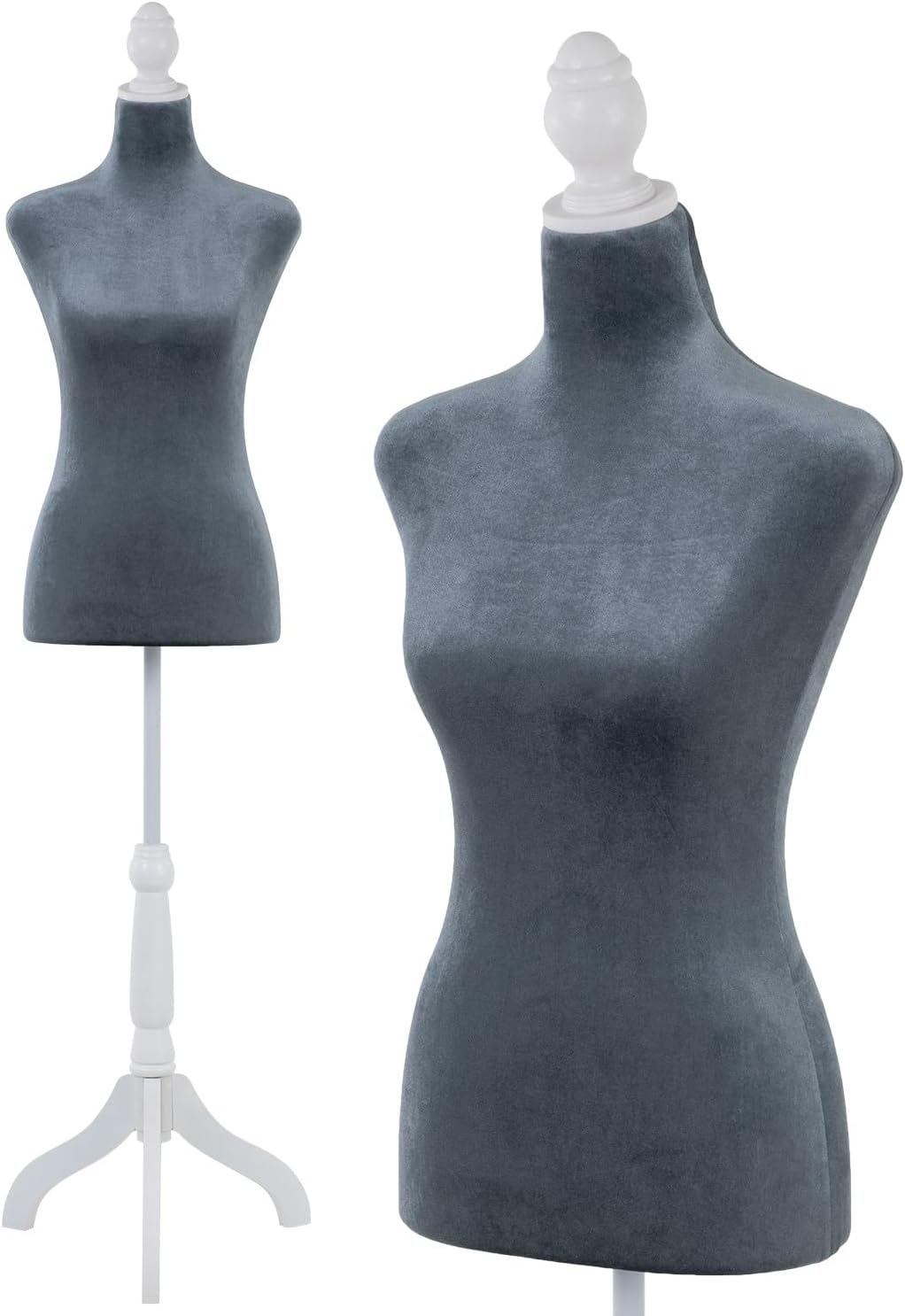 Height Adjustable Female Mannequin Torso for Clothing Display