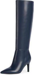 Knee High Boots Women Pointed Toe Tall Boots 3in Stiletto