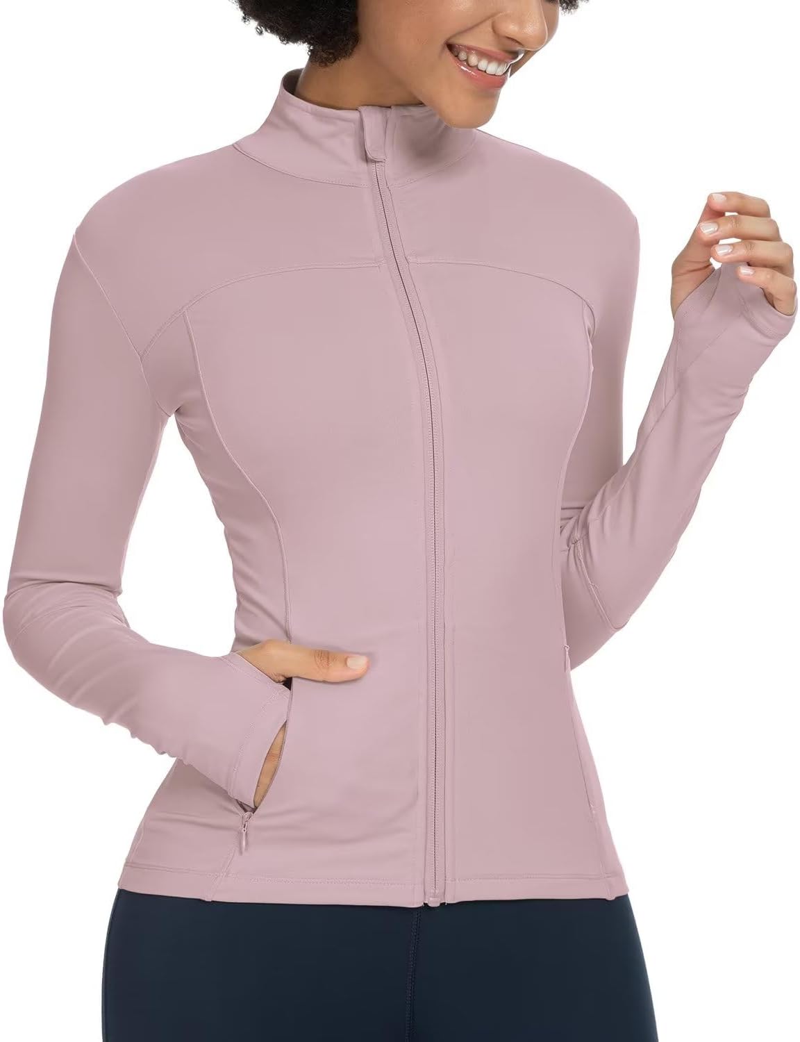 QUEENIEKE Womens Running Jackets for Yoga and Workout Activities