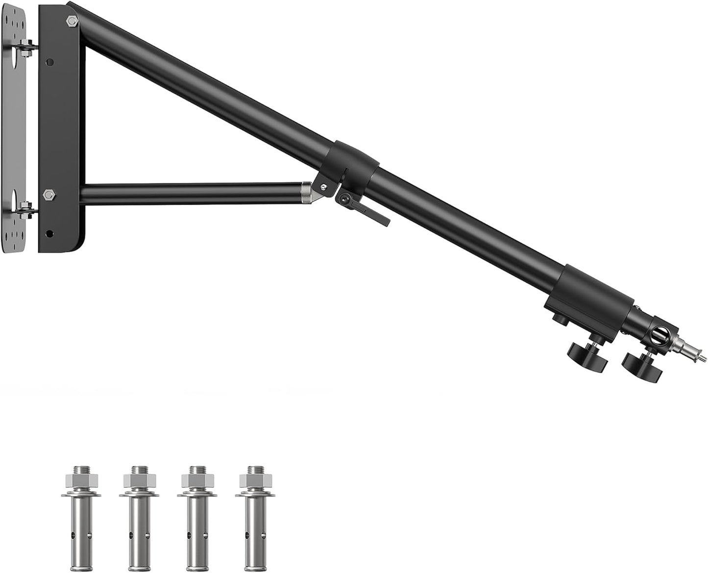 Ring Light Mount - Wall Mount Triangle Boom Arm for Photography