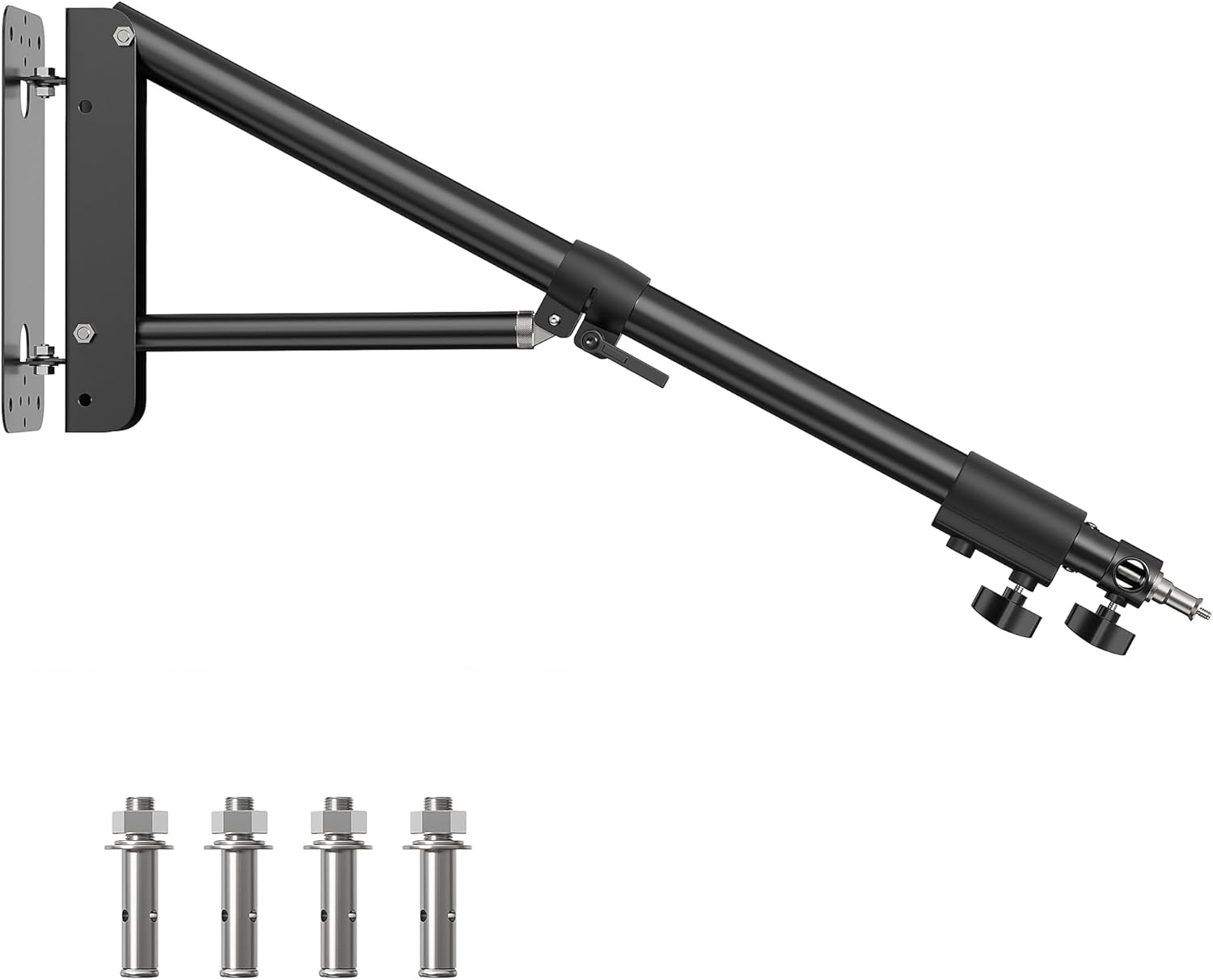 Ring Light Mount - Wall Mount Triangle Boom Arm for Photography